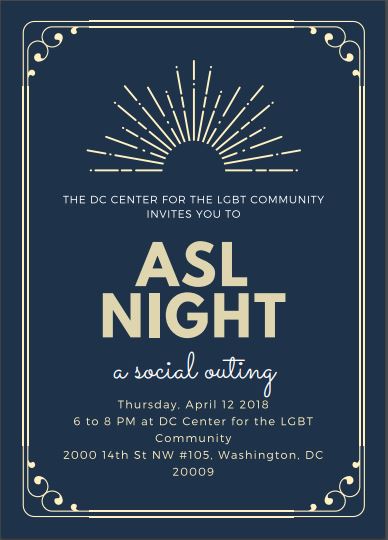 ASL Night Event