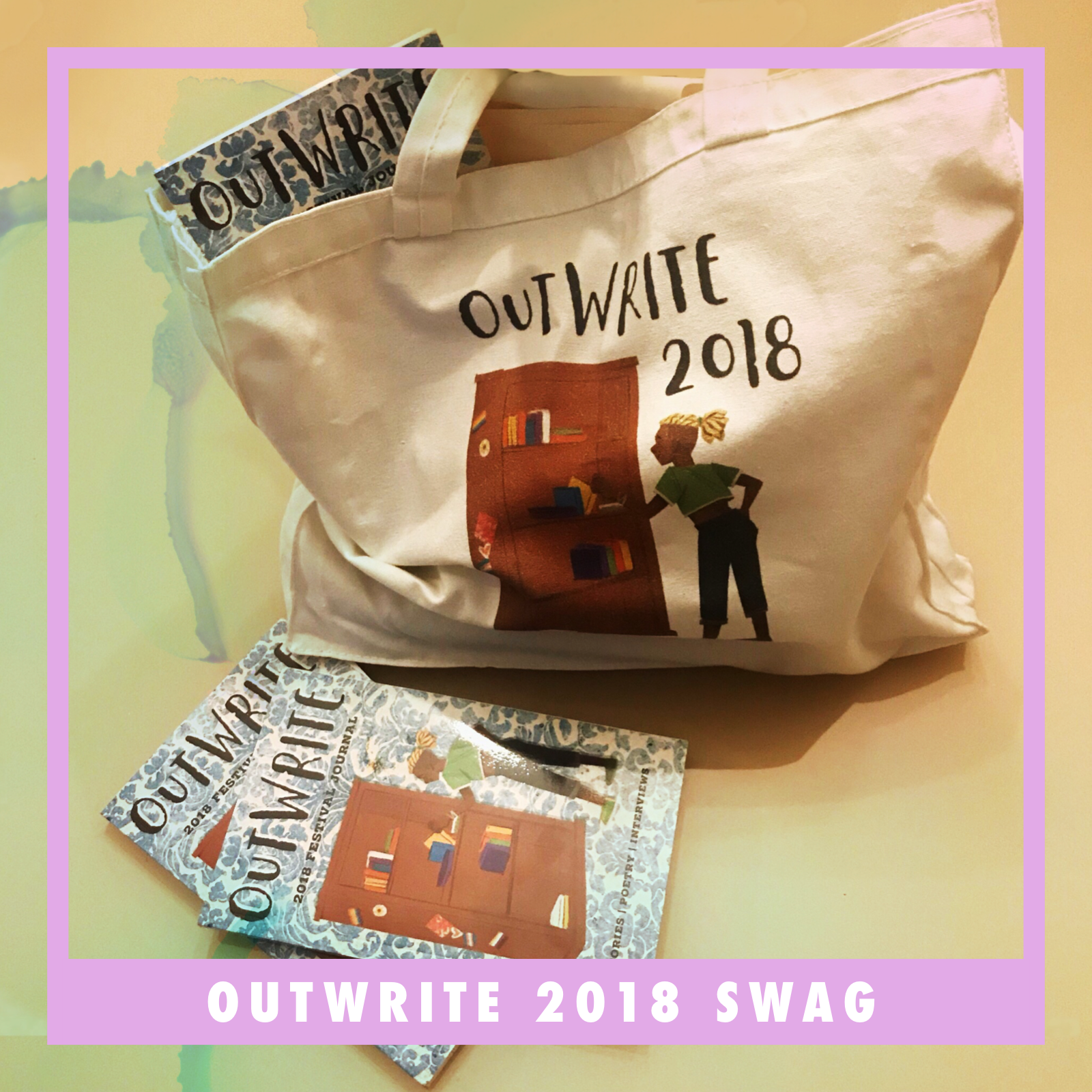 OutWrite 2018 Festival Swag
