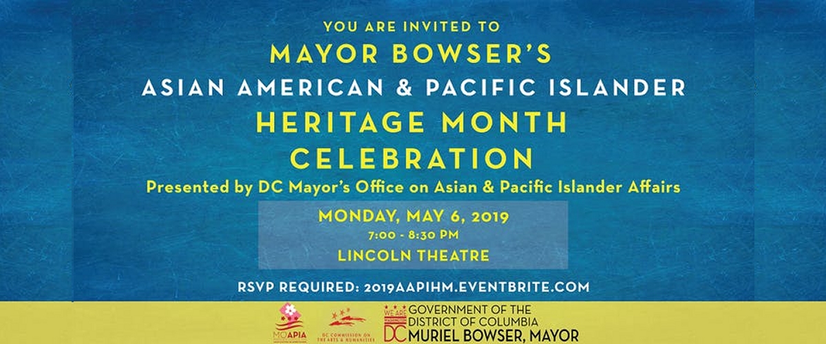 Mayor's 2019 Asian American & Pacific Islander Heritage Month Celebration