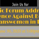 A Public Forum Addressing Violence Against Black Transwomen