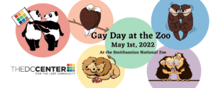 graphic for Gay Day at the Zoo 2022