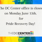 Center Closed: Pride Recovery Day