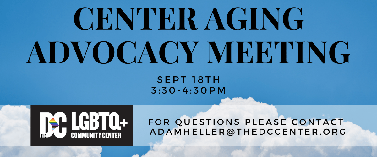 Center Aging Advocacy Meeting