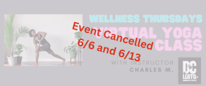 CANCELLED: Virtual Yoga Class with Charles M
