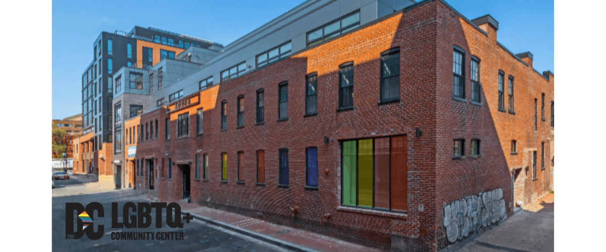 Street view of the outside of the DC Center's New Space